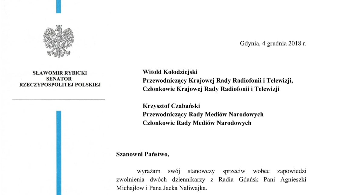 Stajemy w obronie dziennikarzy Radia Gdańsk!