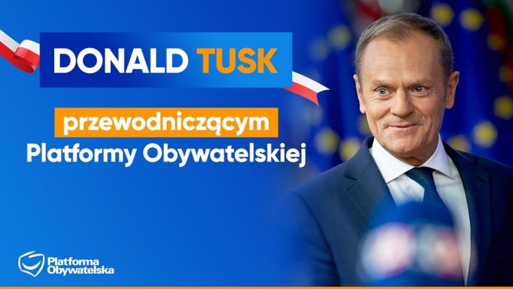 Donald Tusk przewodniczącym Platformy Obywatelskiej